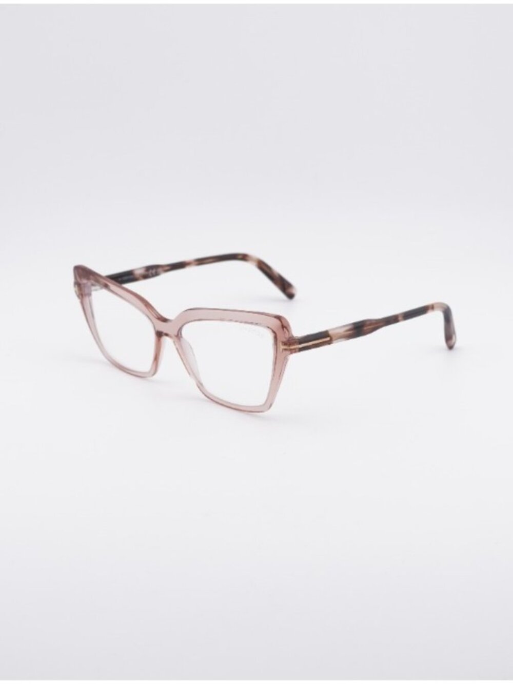 Tom Ford FT5948-B 072 Eyeglasses Pink 55mm Cat Eye Frame